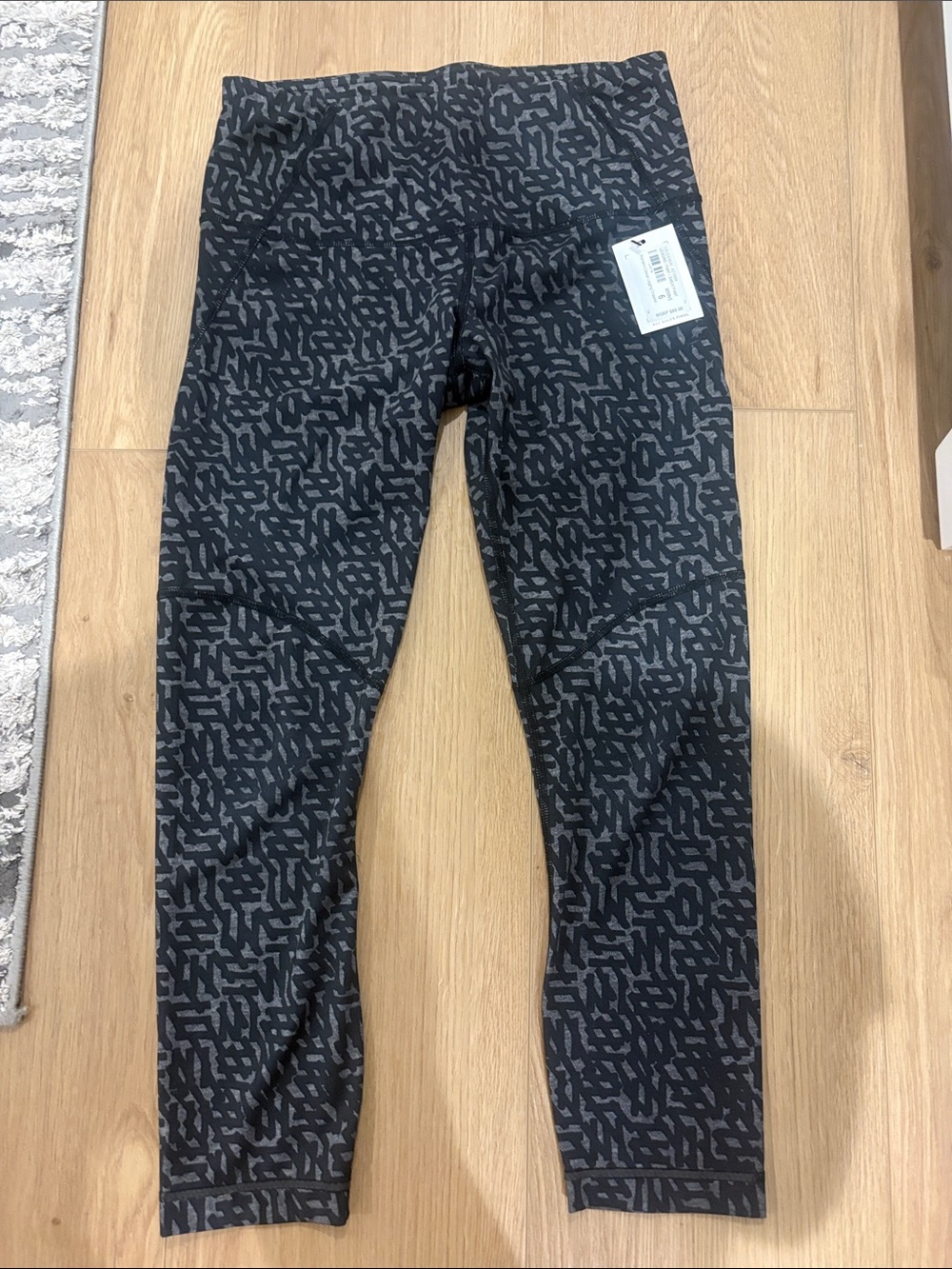Lululemon Printed Performance Leggings - Black